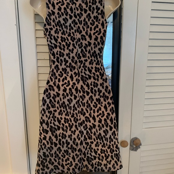 Small leopard dress with black sweater - Picture 6 of 7